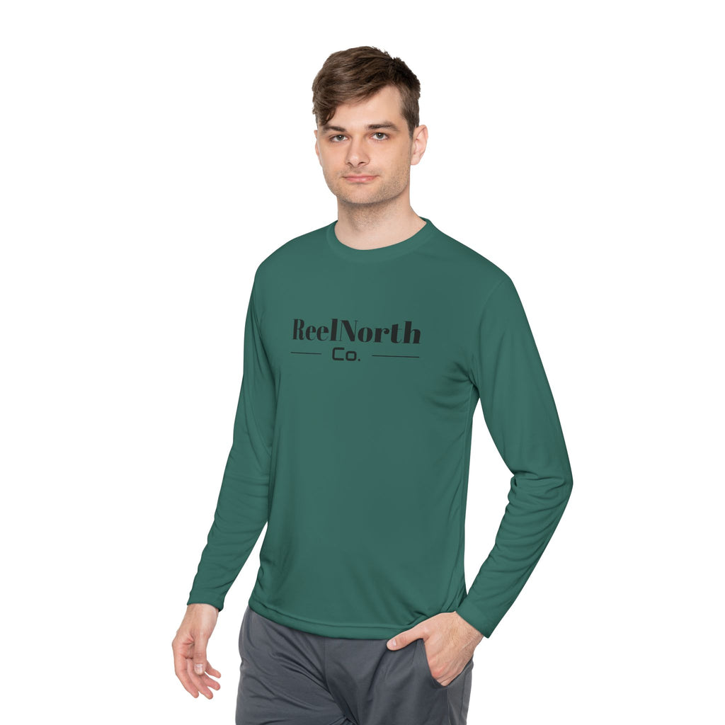 Cast Further, Stay Longer Long Sleeve Tee — ReelNorth Co. Fishing Graphic