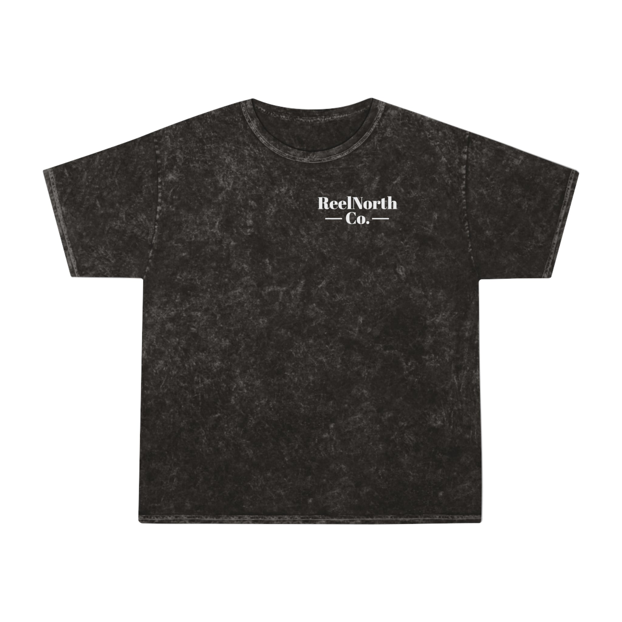 Fishing T-Shirt — "Live To Set The Hook, Never Miss The Strike" Mineral Wash Tee