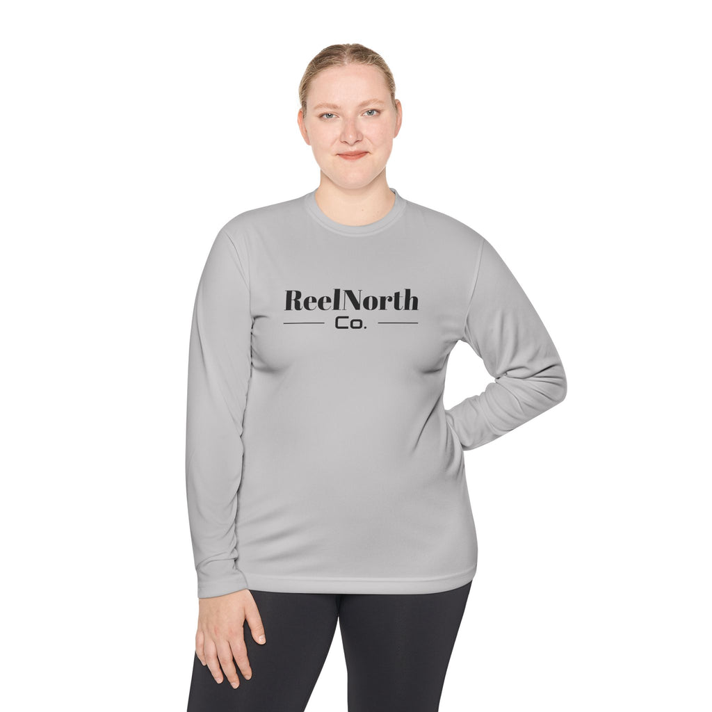 Cast Further, Stay Longer Long Sleeve Tee — ReelNorth Co. Fishing Graphic