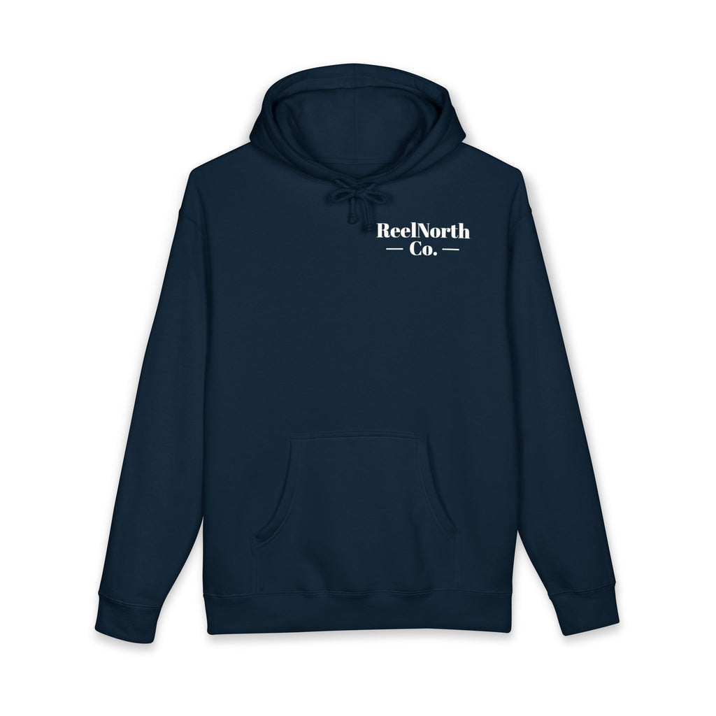 Hoodie — 'Red North Co.' Minimal Logo Pullover