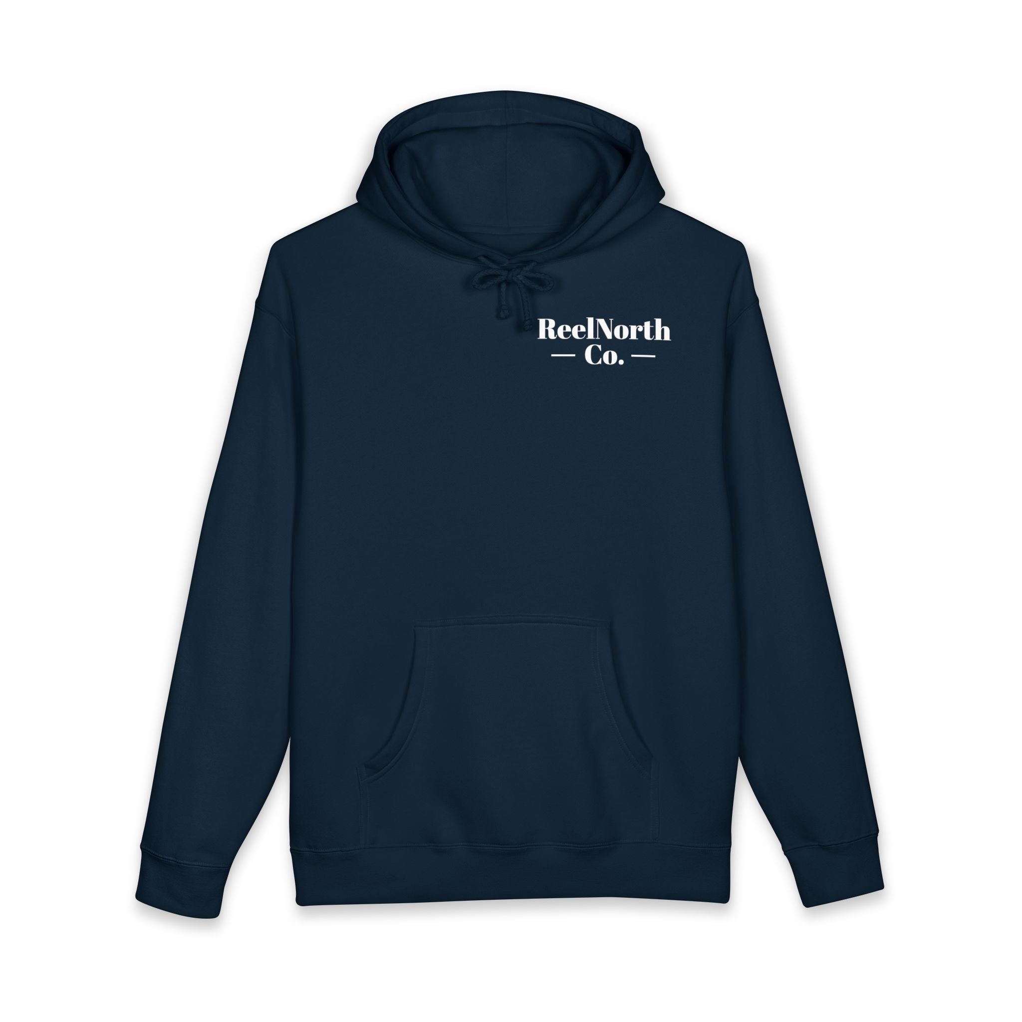 Hoodie — 'Red North Co.' Minimal Logo Pullover