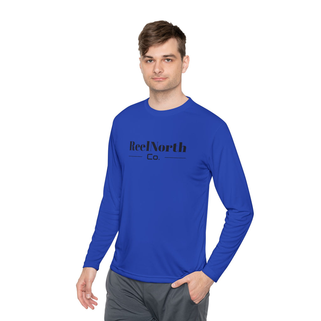 Cast Further, Stay Longer Long Sleeve Tee — ReelNorth Co. Fishing Graphic