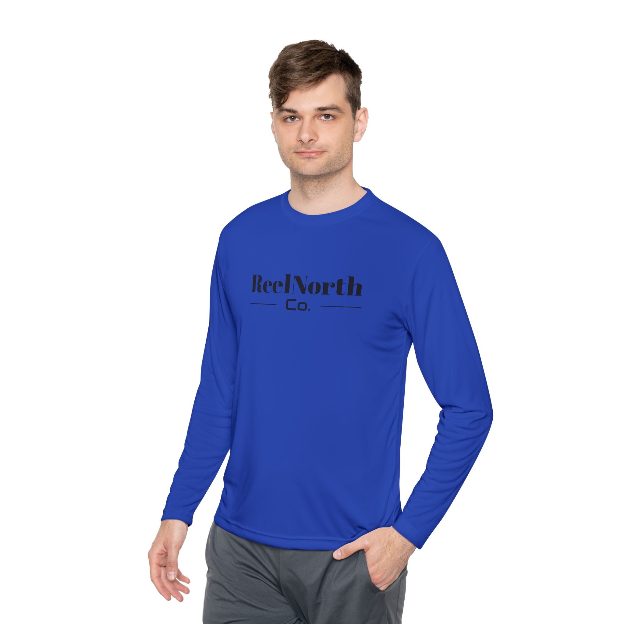 Cast Further, Stay Longer Long Sleeve Tee — ReelNorth Co. Fishing Graphic