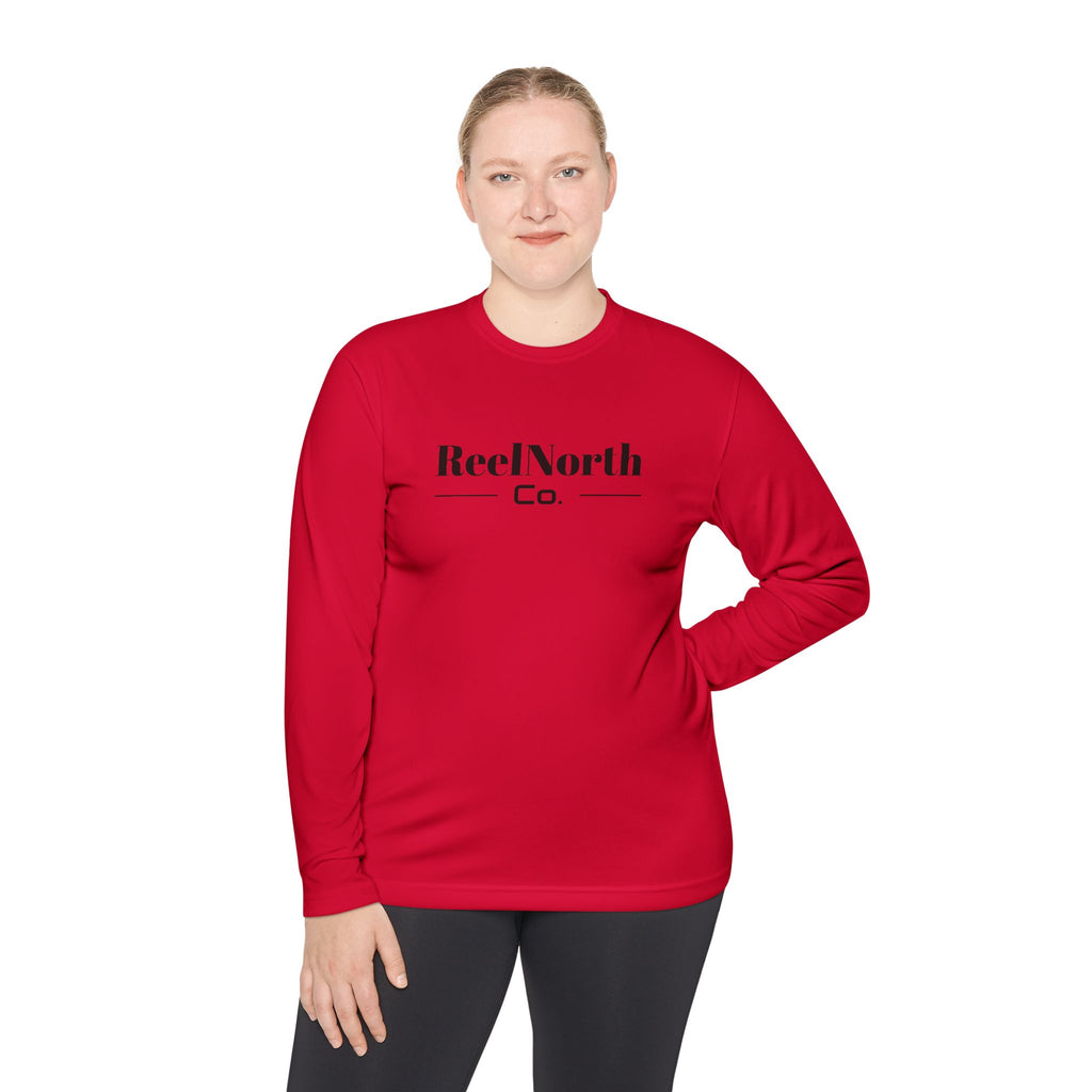 Cast Further, Stay Longer Long Sleeve Tee — ReelNorth Co. Fishing Graphic