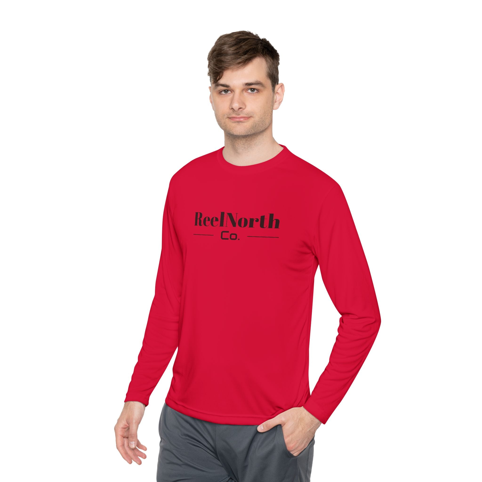 Cast Further, Stay Longer Long Sleeve Tee — ReelNorth Co. Fishing Graphic
