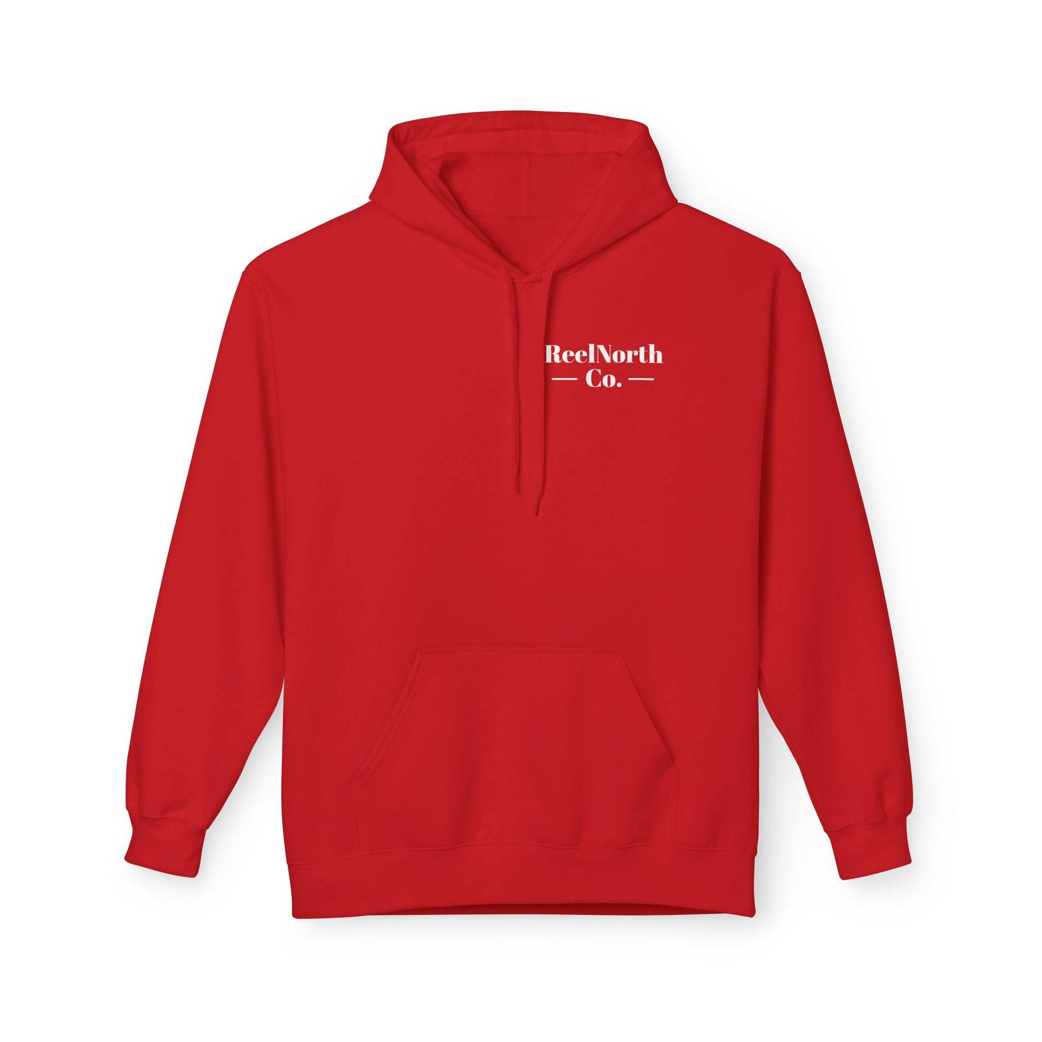 Fishing Hoodie — "Reel North Co. From First Light To Last Light" Pullover