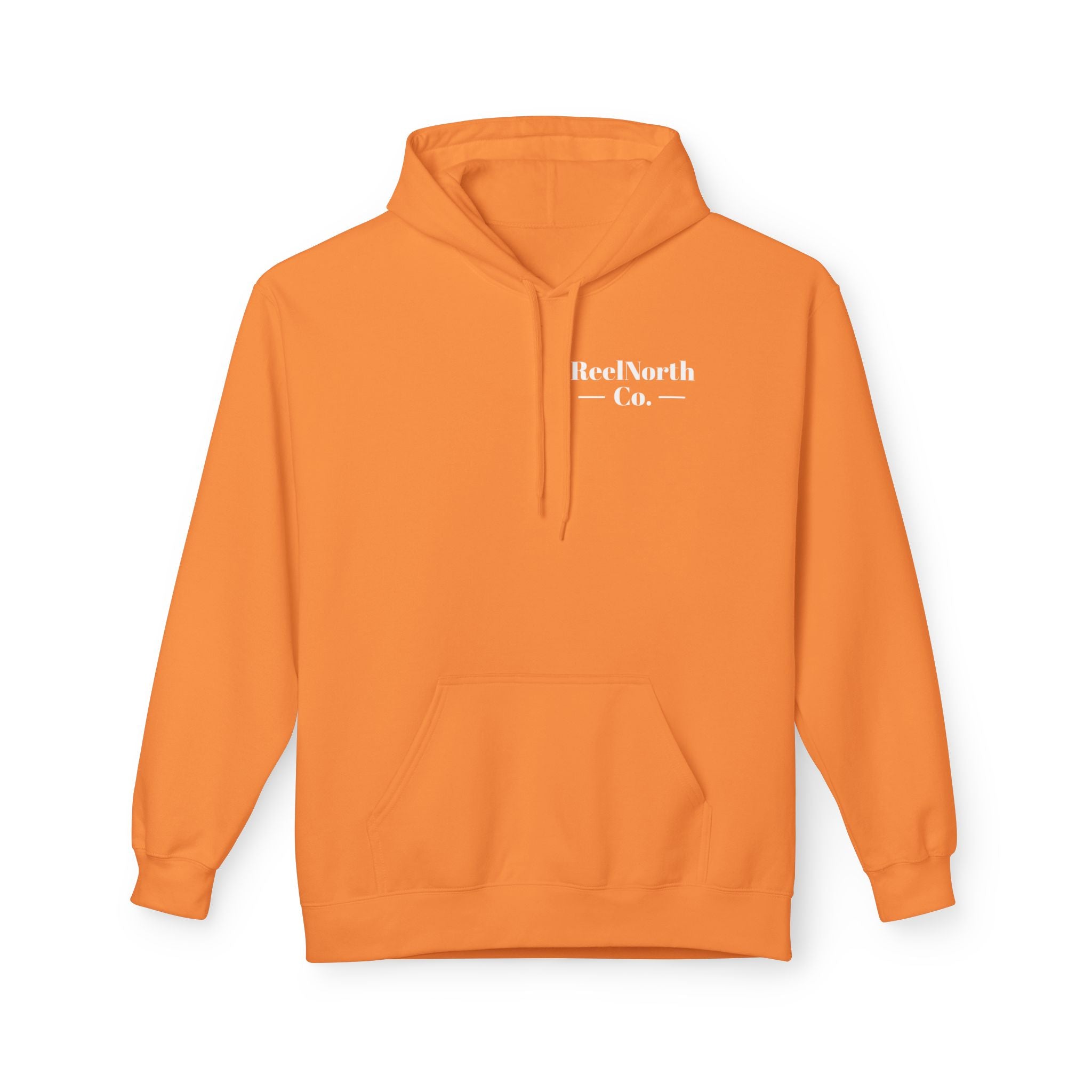 Fishing Hoodie — "Reel North Co. From First Light To Last Light" Pullover