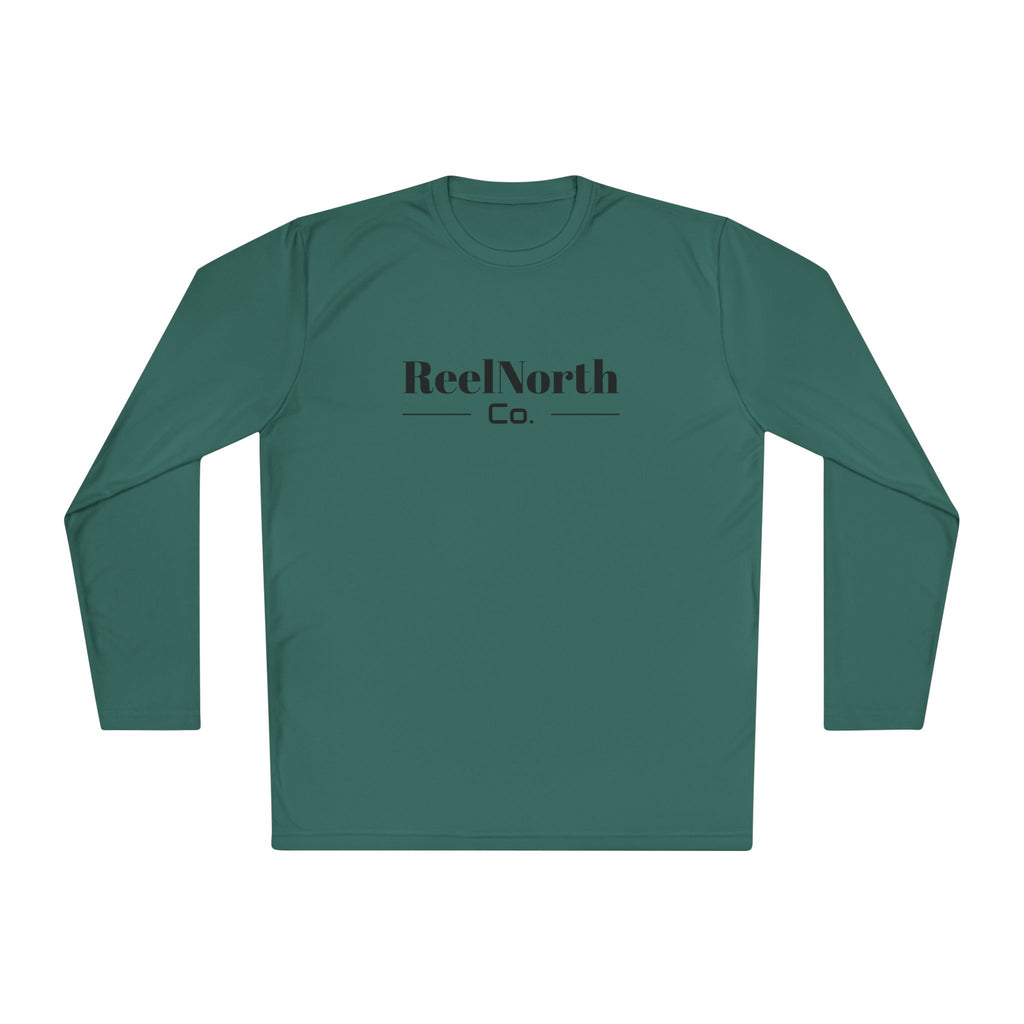 Cast Further, Stay Longer Long Sleeve Tee — ReelNorth Co. Fishing Graphic