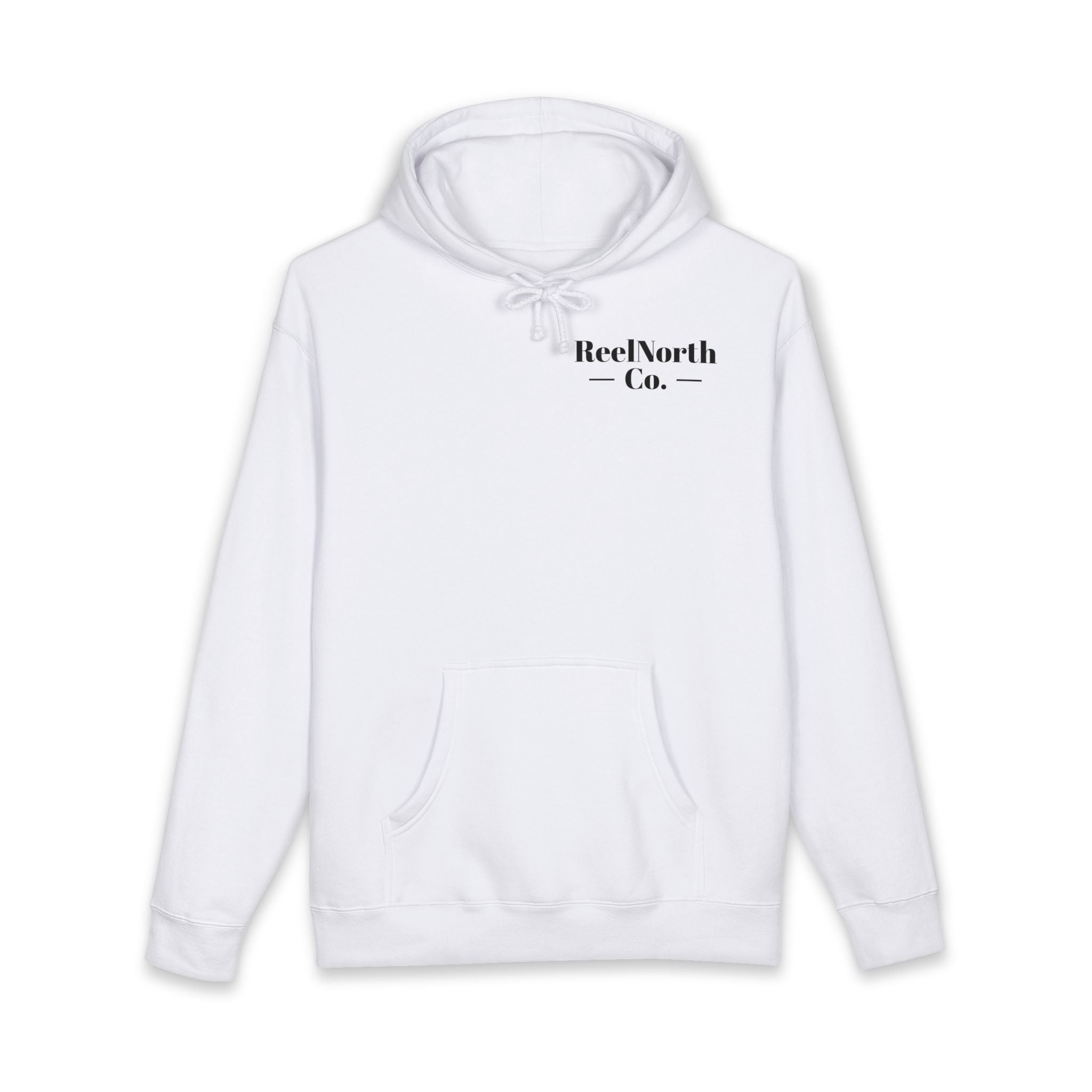 Hoodie — 'Red North Co.' Minimal Logo Pullover